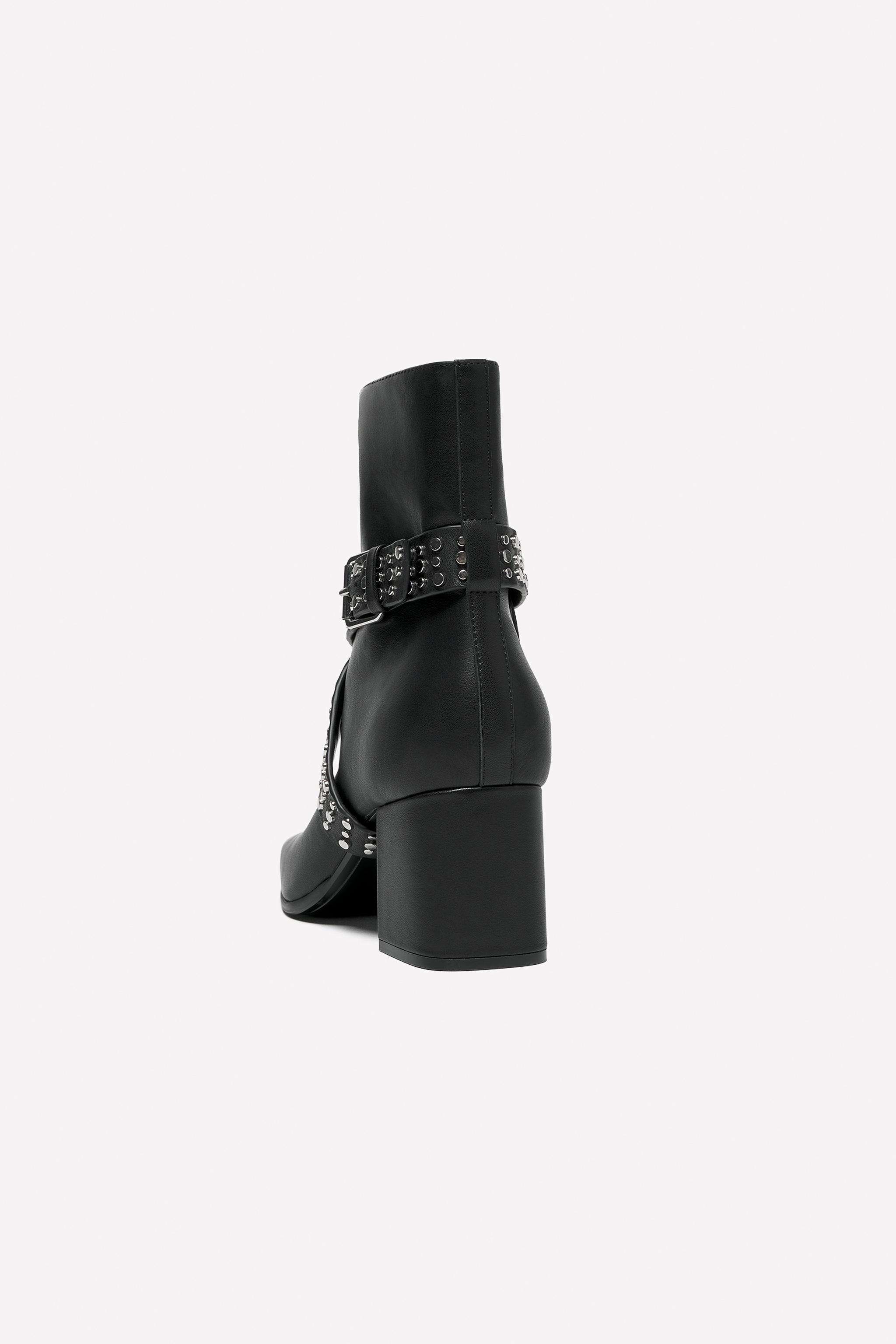 LEATHER HEEL BOOTS LUDOVIC DE SAINT SERNIN x ZARA